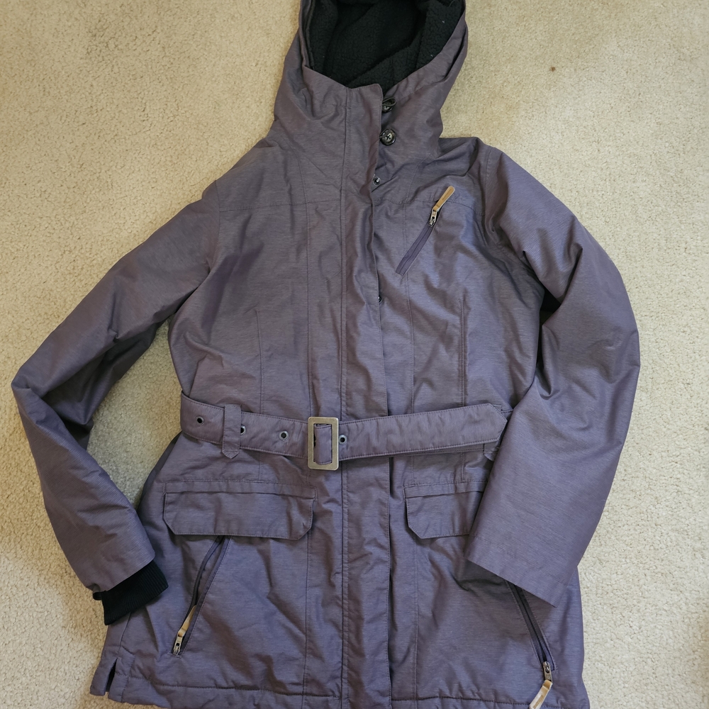 Columbia Women's Purple Belted Ski Jacket